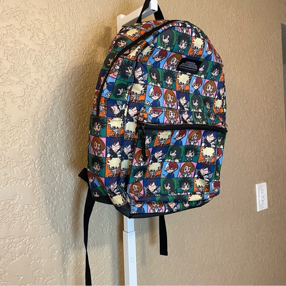 My Hero Academia Funimation Full Color All Over Print Backpack School Bag Unisex - Picture 6 of 12